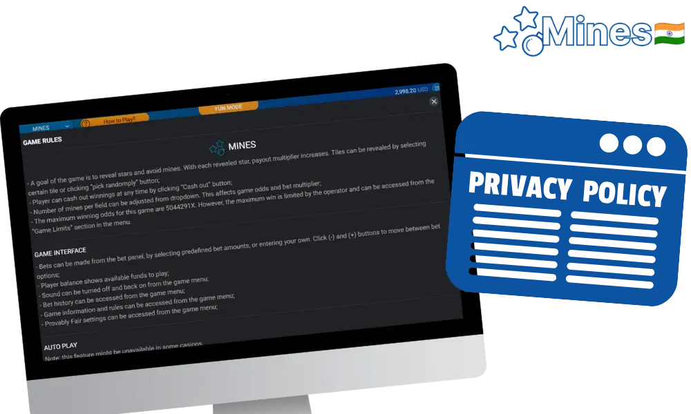 Mines guarantees the protection of all users' personal data